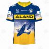 NRL Parramatta Eels Custom Name Number 2020 ANZAC Day Jersey T-Shirt