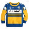 NRL Parramatta Eels Custom Name Number 2020 Home Jersey Kids Sweatshirt