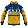 NRL Parramatta Eels Custom Name Number 2020 Home Jersey Zip Up Hoodie