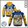 NRL Parramatta Eels Custom Name Number 2020 x Bluey Jersey Pullover Hoodie