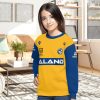NRL Parramatta Eels Custom Name Number 2021 Away Jersey Kids Sweatshirt