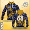 NRL Parramatta Eels Custom Name Number 2021 Fishing Pullover Hoodie
