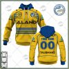 NRL Parramatta Eels Custom Name Number 2022 Alternate Jersey Pullover Hoodie