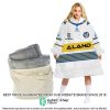 NRL Parramatta Eels Custom Name Number 2022 Away Jersey Fleece Oodie