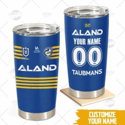 NRL Parramatta Eels Custom Name Number 2022 Home Jersey Tumbler