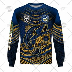 NRL Parramatta Eels Custom Name Number 2022 Indigenous Fishing Jersey Sweatshirt