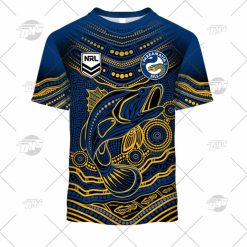 NRL Parramatta Eels Custom Name Number 2022 Indigenous Fishing Jersey T-Shirt