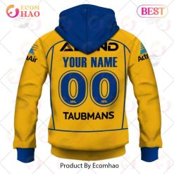 Alternative view of NRL Parramatta Eels Custom Name Number 2023 Alternate Jersey Zip Up Hoodie