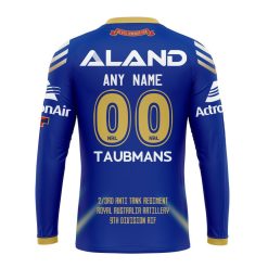 Alternative view of NRL Parramatta Eels Custom Name Number 2023 ANZAC Day Round Jersey Sweatshirt