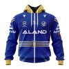 NRL Parramatta Eels Custom Name Number 2023 ANZAC Day Round Jersey Zip Up Hoodie