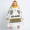 NRL Parramatta Eels Custom Name Number 2023 Away Jersey Fleece Oodie