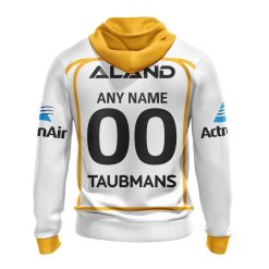 Alternative view of NRL Parramatta Eels Custom Name Number 2023 Away Jersey Zip Up Hoodie