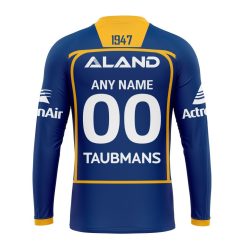 Alternative view of NRL Parramatta Eels Custom Name Number 2023 Home Jersey Sweatshirt
