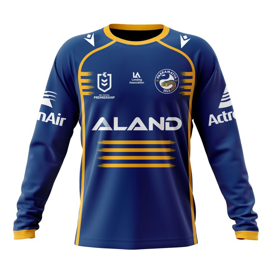NRL Parramatta Eels Custom Name Number 2023 Home Jersey Sweatshirt
