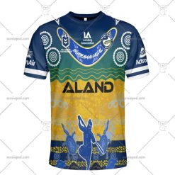 NRL Parramatta Eels Custom Name Number 2023 Indigenous Jersey T-Shirt