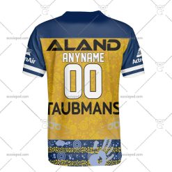Alternative view of NRL Parramatta Eels Custom Name Number 2023 Indigenous Jersey T-Shirt