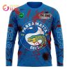 NRL Parramatta Eels Custom Name Number Halloween Jersey Sweatshirt