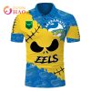 NRL Parramatta Eels Custom Name Number Halloween Polo Shirt V3