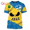 NRL Parramatta Eels Custom Name Number Halloween T-Shirt V2