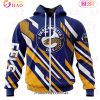 NRL Parramatta Eels Custom Name Number MotoCross Zip Up Hoodie
