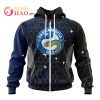 NRL Parramatta Eels Custom Name Number MotoCross Zip Up Hoodie V3