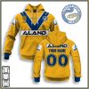 NRL Parramatta Eels Custom Name Number NRL Nines 2020 Jersey Pullover Hoodie