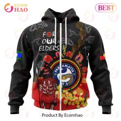 NRL Parramatta Eels Custom Name Number Special Edition NAIDOC Zip Up Hoodie