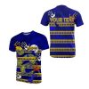 NRL Parramatta Eels Custom Text NAIDOC Aboriginal Patterns T-Shirt