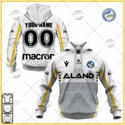 NRL Parramatta Eels Custosm Name Number 2022 Run Out Tee Jersey Pullover Hoodie