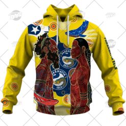 Alternative view of NRL Parramatta Eels Indigenous 2022 NAIDOC Week Pullover Hoodie