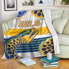 NRL Parramatta Eels Indigenous Gold White Fleece Blanket
