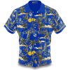 NRL Parramatta Eels Surfboard Blue Hawaiian Shirt