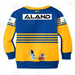 NRL Parramatta Eels x Bluey Jersey 2020 Kids Sweatshirt - Image 2