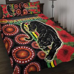NRL Penrith Panthers Aboriginal ANZAC Day Doona Cover V10