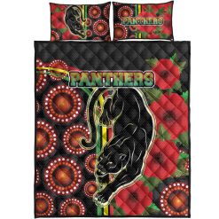 Alternative view of NRL Penrith Panthers Aboriginal ANZAC Day Doona Cover V10