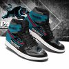 NRL Penrith Panthers Black Air Jordan 1 High Sneakers
