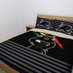 Alternative view of NRL Penrith Panthers Black Mascot Doona Cover