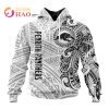 NRL Penrith Panthers Custom Name Indigenous Pullover Hoodie V2