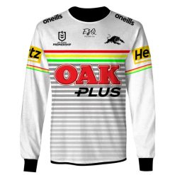 NRL Penrith Panthers Custom Name Number 2020 Away Jersey Sweatshirt
