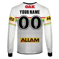 Alternative view of NRL Penrith Panthers Custom Name Number 2020 Away Jersey Sweatshirt
