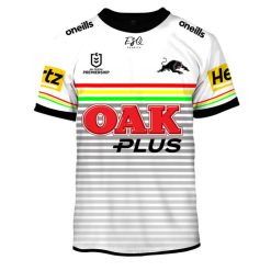 NRL Penrith Panthers Custom Name Number 2020 Away Jersey T-Shirt