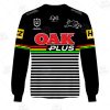 NRL Penrith Panthers Custom Name Number 2021 Alternate Jersey Sweatshirt