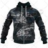 NRL Penrith Panthers Custom Name Number 2021 Fishing Zip Up Hoodie