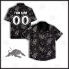 NRL Penrith Panthers Custom Name Number 2021 Tribal Hawaiian Shirt