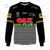 NRL Penrith Panthers Custom Name Number 2022 Alternate Jersey Sweatshirt