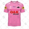NRL Penrith Panthers Custom Name Number 2022 Away Jersey T-Shirt