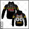 NRL Penrith Panthers Custom Name Number 2022 Home Jersey Pullover Hoodie