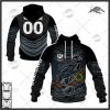 NRL Penrith Panthers Custom Name Number 2022 Indigenous Fishing Jersey Pullover Hoodie