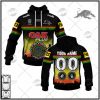 NRL Penrith Panthers Custom Name Number 2022 Indigenous Jersey Pullover Hoodie