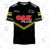 NRL Penrith Panthers Custom Name Number 2022 Training Jersey T-Shirt